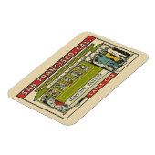 San Francisco Cable Car Vintage Travel Magneet (Linkerzijde)