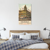 San Francisco, CAChinatown AdSing Fat Co. Canvas Afdruk (Insitu (Slaapkamer))