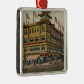 San Francisco, CAChinatown AdSing Fat Co. Metalen Ornament (Rechts)