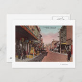 San Francisco, CADirt Road Uitzicht van Chinatown Briefkaart (Voorkant / Achterkant)