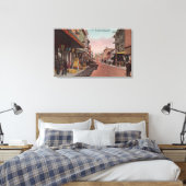 San Francisco, CADirt Road Uitzicht van Chinatown Canvas Afdruk (Insitu (Slaapkamer))