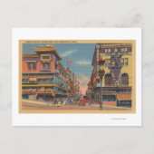 San Francisco, CAGrant Avenue in China Briefkaart (Voorkant)