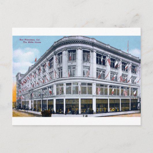 San Francisco, Cal. Het Witte Huis Briefkaart (Voorkant)