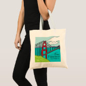 San Francisco Cali Golden gate Tote Bag (Voorkant (product))
