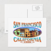 San Francisco California 1969 Briefkaart (Voorkant / Achterkant)