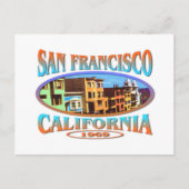 San Francisco California 1969 Briefkaart (Voorkant)