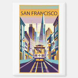 San Francisco California Art Deco Magneet