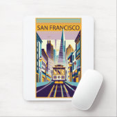 San Francisco California Art Deco Muismat (Met muis)