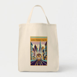 San Francisco California Art Deco Tote Bag