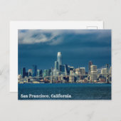 San Francisco, California Bay Skyline Briefkaart (Voorkant / Achterkant)