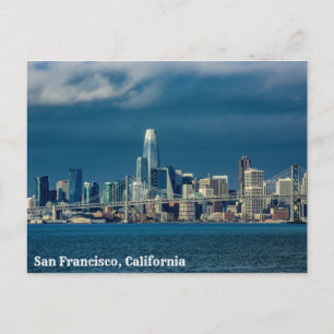 San Francisco, California Bay Skyline Briefkaart