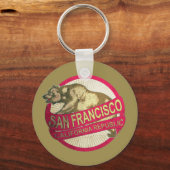 San Francisco California  beer sleutelhanger (Voorkant)