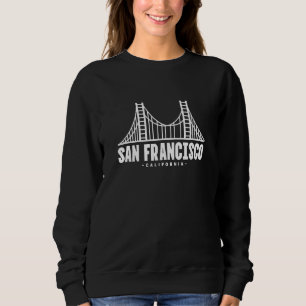 San Francisco California Bridge CA Reisvakantie Trui