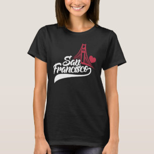 San Francisco California Bridge CA Verenigde State T-shirt