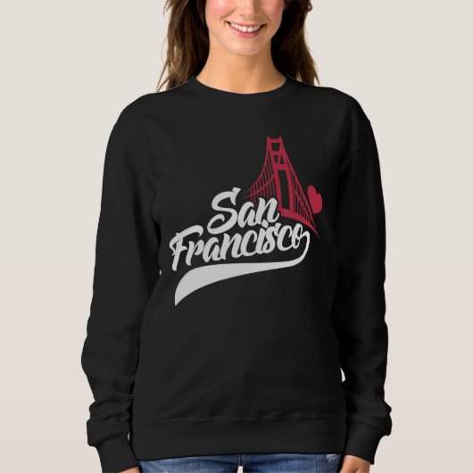 San Francisco California Bridge CA Verenigde State Trui (Voorkant)