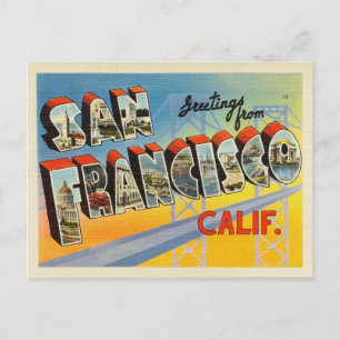 San Francisco California Briefkaart