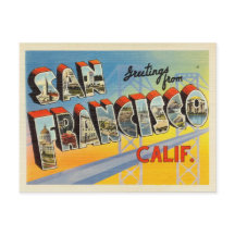 San Francisco California Briefkaart