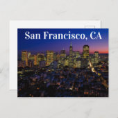 San Francisco California Briefkaart (Voorkant / Achterkant)