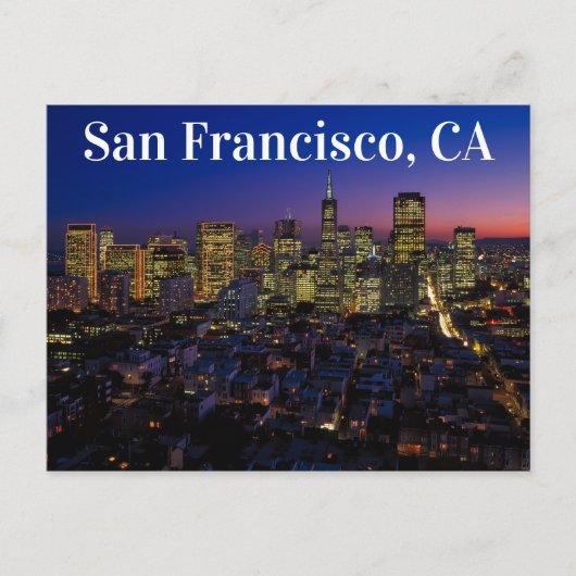 San Francisco California Briefkaart (Voorkant)