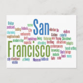 San Francisco California Briefkaart (Voorkant)