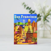 San Francisco California Briefkaart (Staand voorkant)
