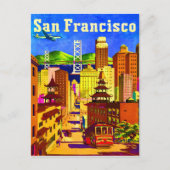 San Francisco California Briefkaart (Voorkant)