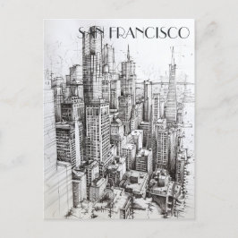 San Francisco California Briefkaart