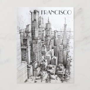 San Francisco California Briefkaart