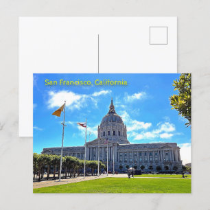 San Francisco California City Hall Briefkaart Note