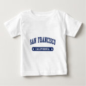 San Francisco California College Style-T-shirts (Voorkant)