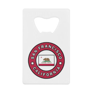 San Francisco California Creditkaart Flessenopener