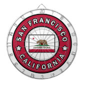 San Francisco California Dartbord (Voorkant)