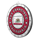 San Francisco California Dartbord (Voorkant Rechts)