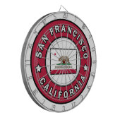 San Francisco California Dartbord (Voorkant Links)