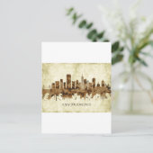 San Francisco California Feestdagenkaart (Staand voorkant)