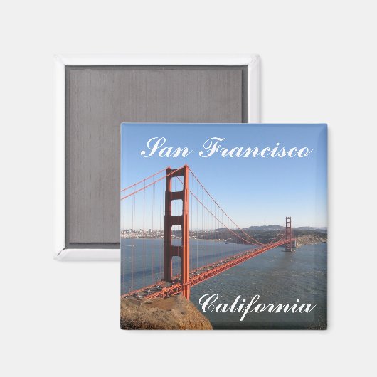 San Francisco California Fridge Magnet (Voorkant / Achterkant)
