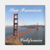 San Francisco California Fridge Magnet (Voorkant)