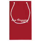 San Francisco, California Gift Bag Klein Cadeauzakje (Achterkant)