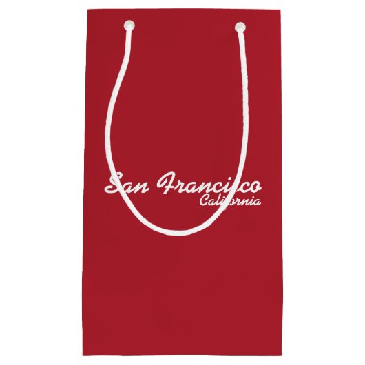 San Francisco, California Gift Bag Klein Cadeauzakje (Voorkant)