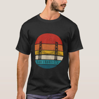 San Francisco California Golden Gate Bridge City T-shirt