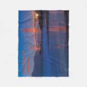 San Francisco California Golden Gate Bridge Fleece Deken (Voorkant)