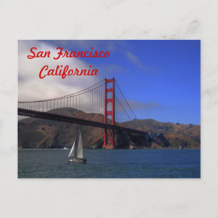 San Francisco California Golden Gate Bridge Kaart
