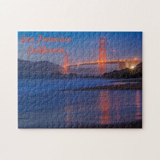 San Francisco California Golden Gate Bridge Legpuzzel (Horizontaal)