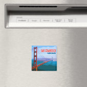 San Francisco California Golden Gate Bridge Magneet (Insitu (Vaatwasser))