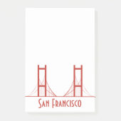 San Francisco California Golden Gate Bridge Post-it® Notes (Voorkant)