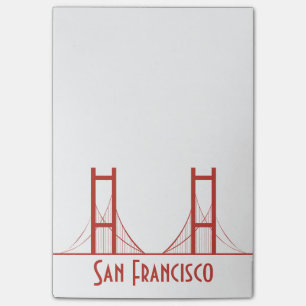 San Francisco California Golden Gate Bridge Post-it® Notes