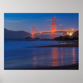 San Francisco California Golden Gate Bridge Poster