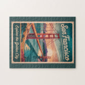 San Francisco California Golden Gate Bridge reizen Legpuzzel (Horizontaal)