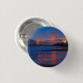 San Francisco California Golden Gate Bridge Ronde Button 3,2 Cm (Voorkant /achterkant)