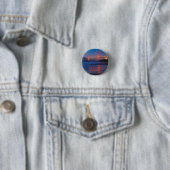 San Francisco California Golden Gate Bridge Ronde Button 3,2 Cm (In situ)